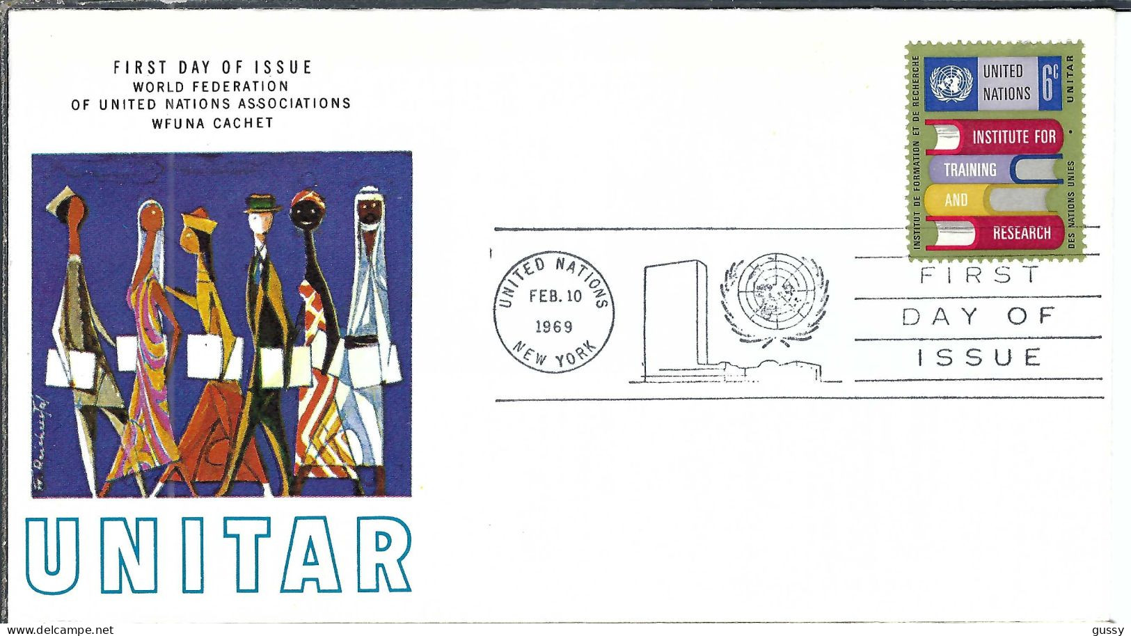 NATIONS UNIES 1969: FDC De New York - FDC