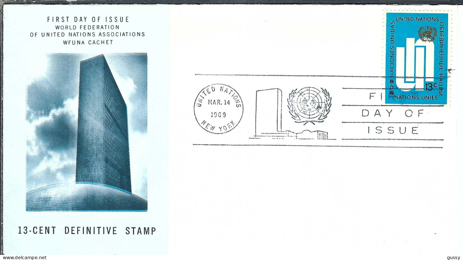 NATIONS UNIES 1969: FDC De New York - FDC