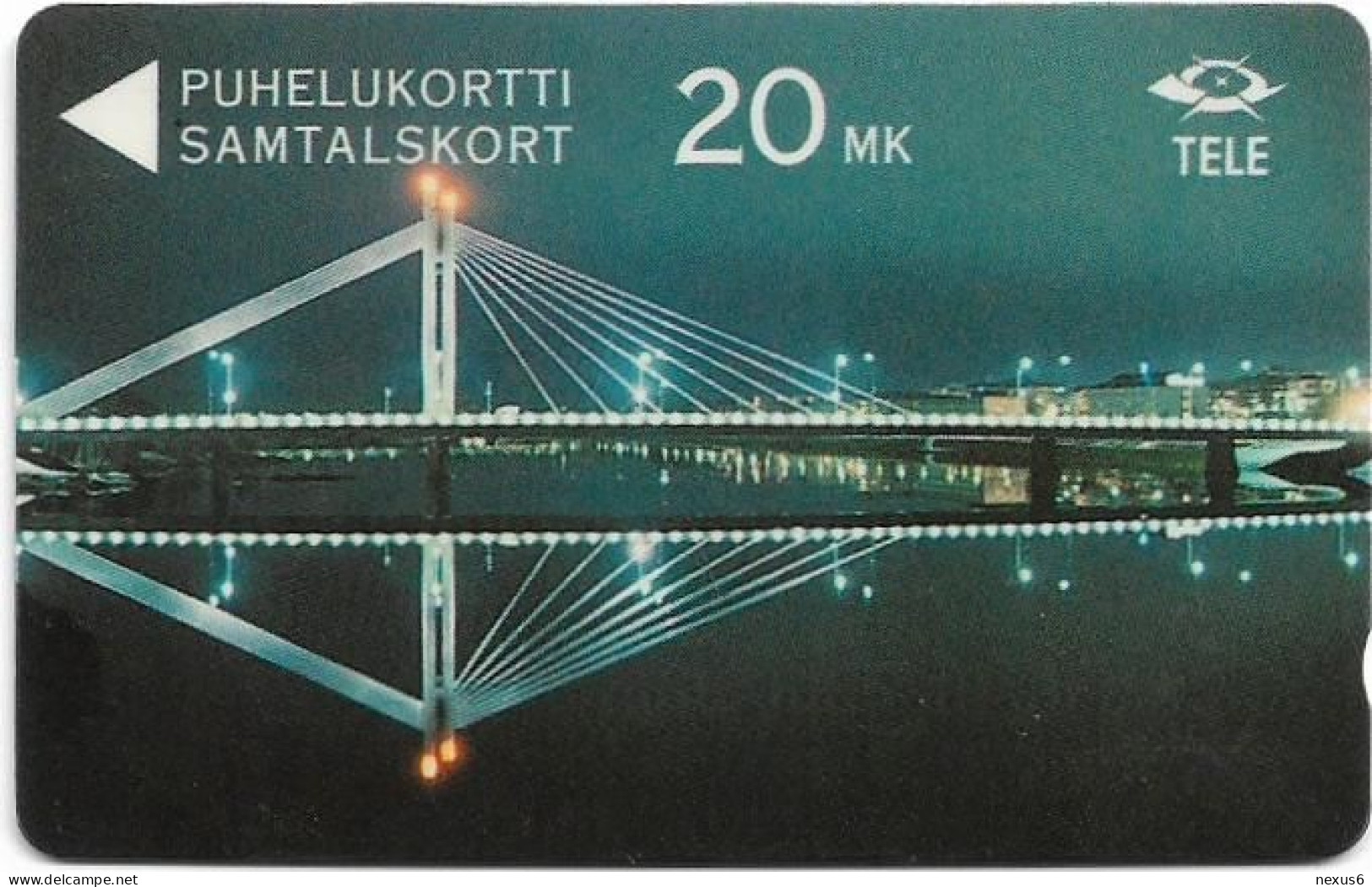 Finland - Sonera (GPT) - The Bridge Jatkankynttila - 3FINB - 03.1991, 25.000ex, Used - Finland