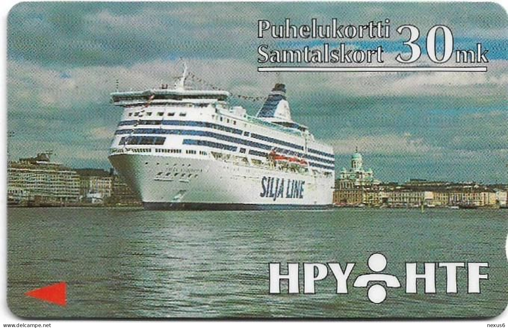 Finland - HPY (GPT) - Silja Line - 9HTCA - 12.1994, 15.000ex, Used - Finlande