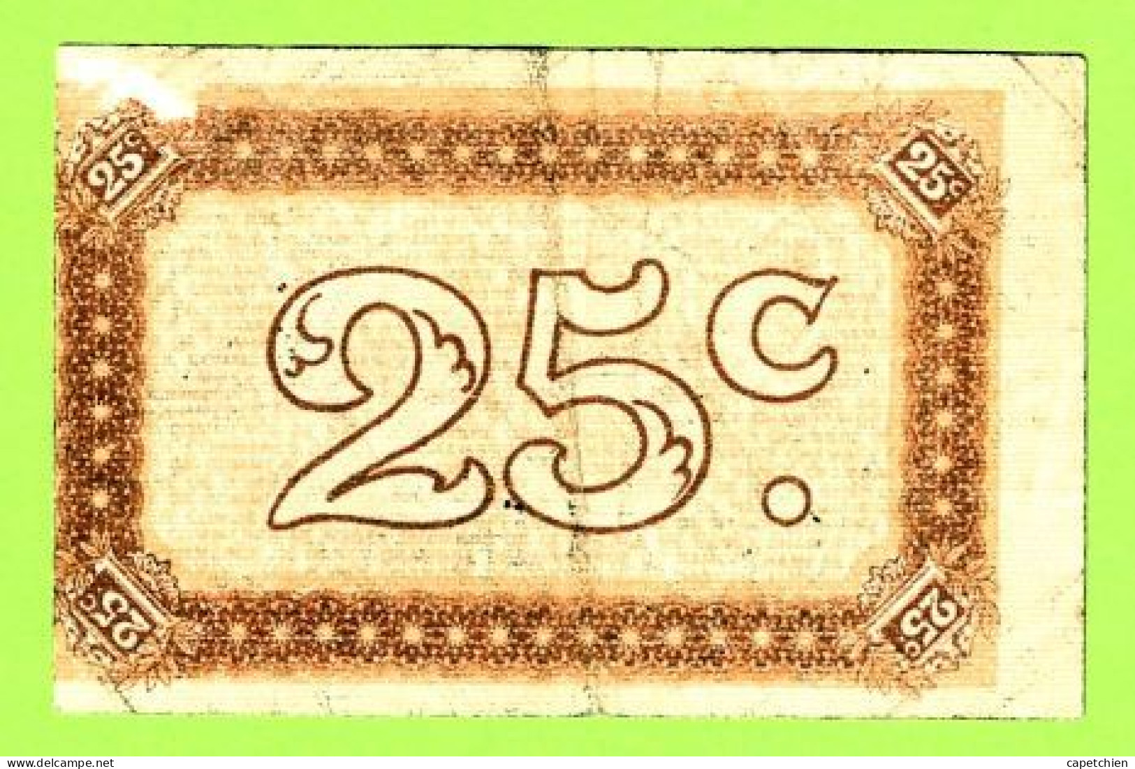 FRANCE /  CHAMBRE De COMMERCE De NANCY / 25 CENTIMES /  N° 040456 - Cámara De Comercio