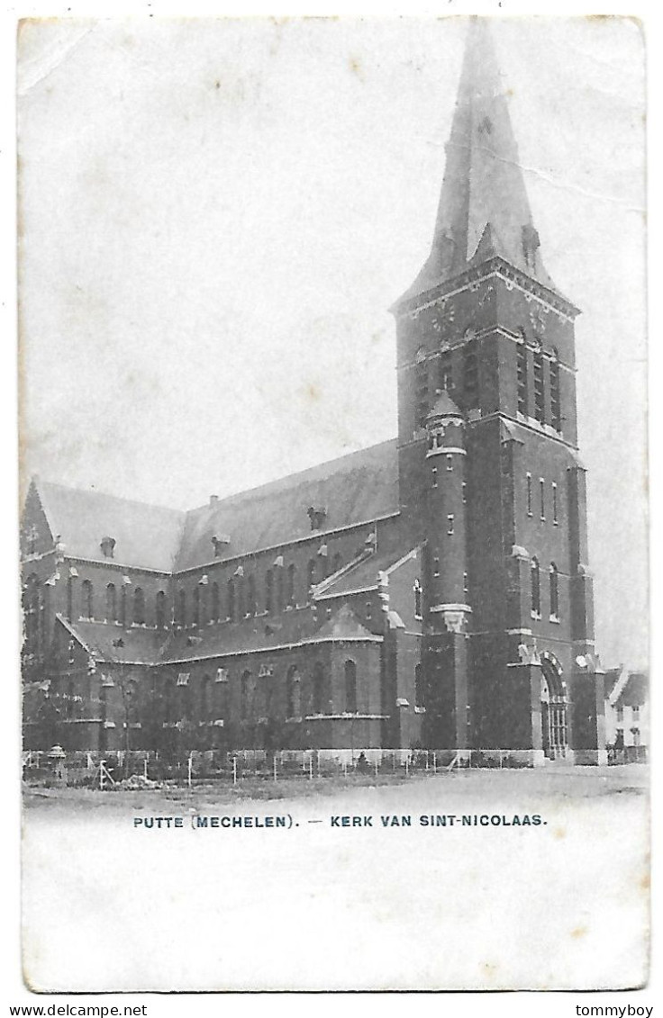 CPA Putte, Kerk Van Sint-Nicolaas - Putte