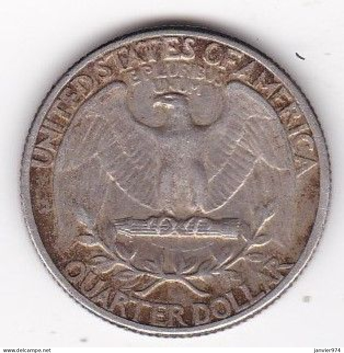 Etats-Unis , Quarter Dollar 1942, Washington , En Argent - 1932-1998: Washington