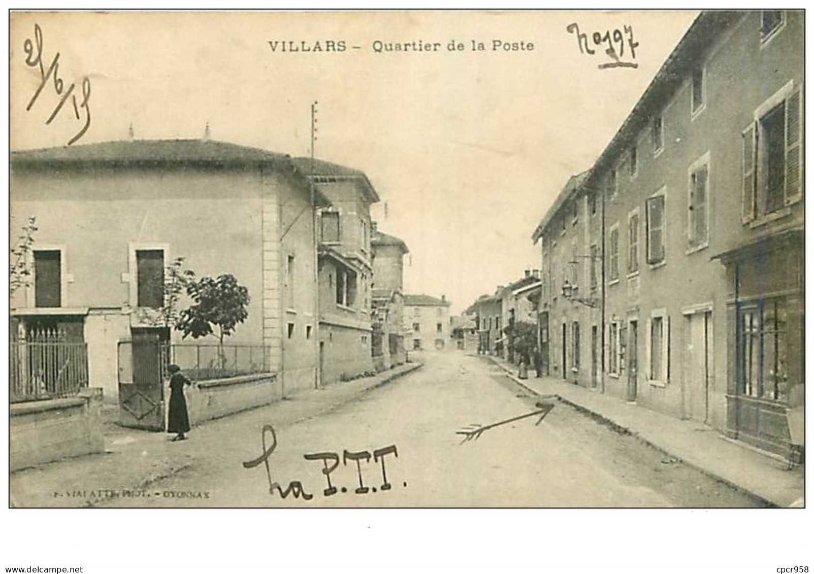 01.VILLARS LES DOMBES.n°51.QUARTIER DE LA POSTE - Villars-les-Dombes