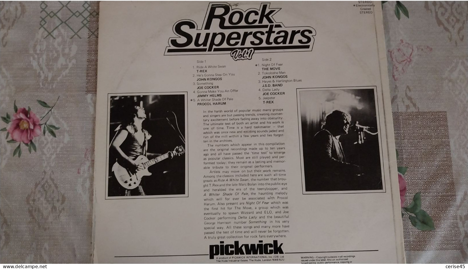 33 TOURS Rock Superstars Vol 1 - Autres - Musique Anglaise