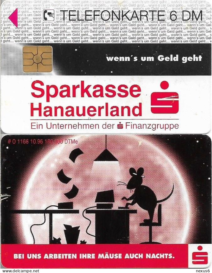 Germany - Sparkasse Mouse (Overprint Variant ''Hanauerland'') - O 1166 - 10.1996, 6DM, Used - O-Series: Kundenserie Vom Sammlerservice Ausgeschlossen