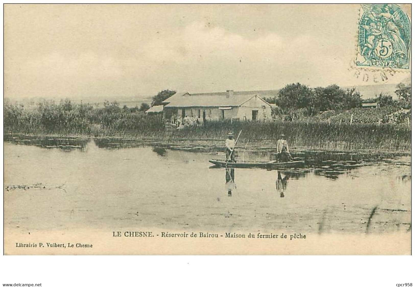 08 .n°38861.le Chesne.reservoir De Bairou.maison Du Fermier De Peche - Le Chesne