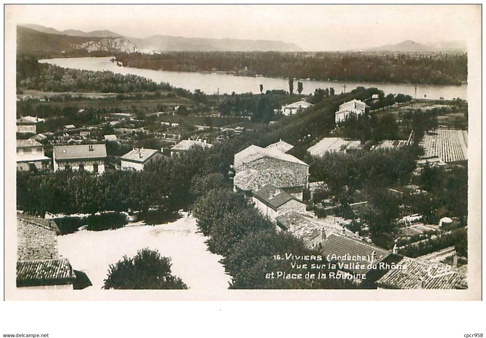 07 .n°39603 . Viviers.vue. Cpsm 14 X 9 Cm . - Viviers