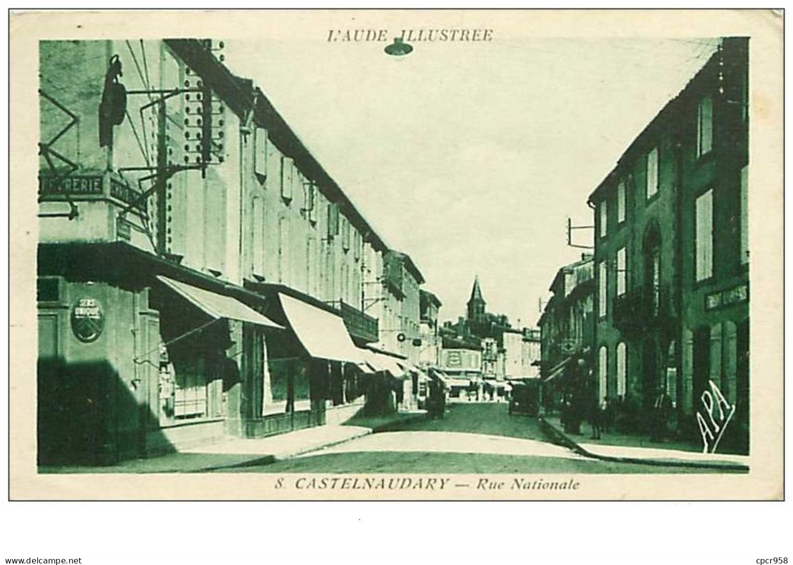 11.CASTELNAUDARY.n°5651.RUE NATIONALE - Castelnaudary