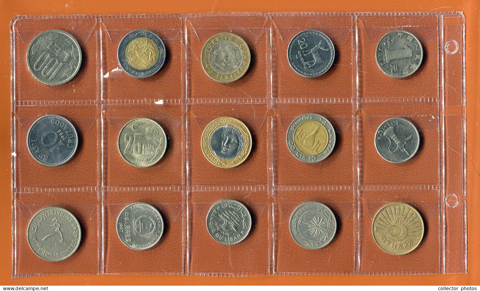 Lot Of 15 Used Coins.All Different [de102] - Kilowaar - Munten