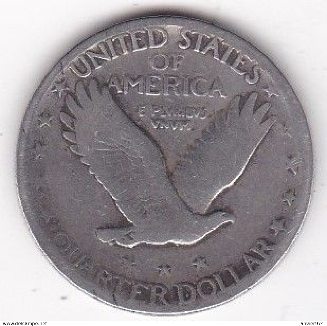 Etats-Unis. Quarter Dollar 1927, Standing Liberty, En Argent - 1916-1930: Standing Liberty