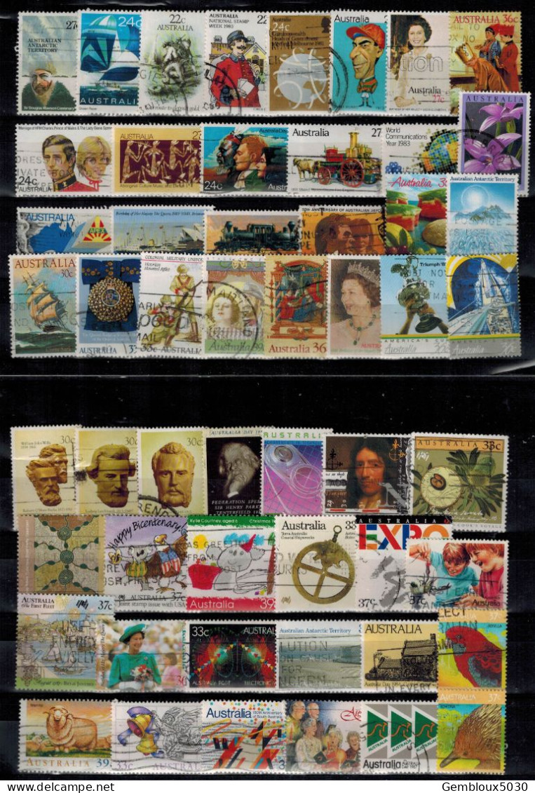 (L01) Australie Lot De Timbres - Mezclas (max 999 Sellos)