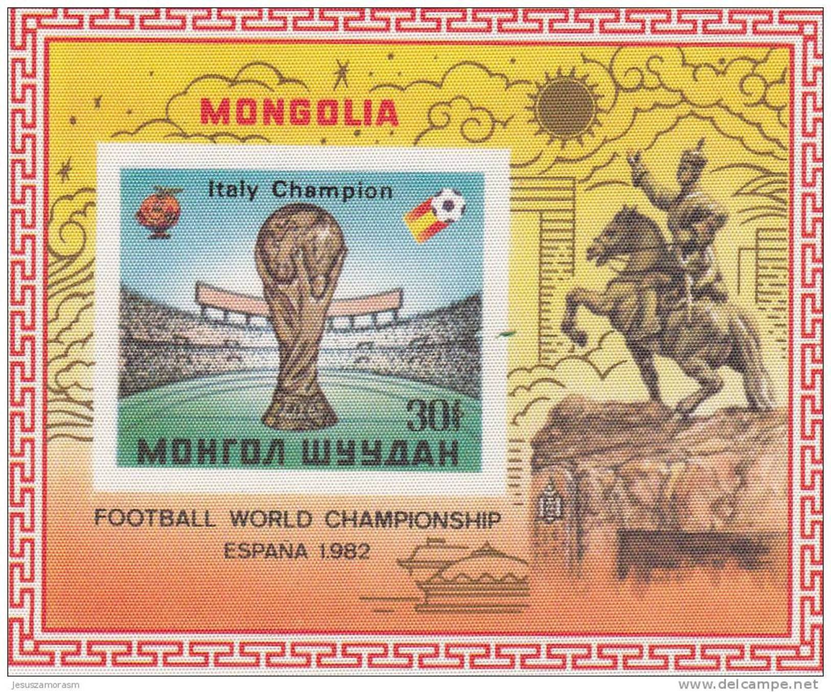 Mongolia Hb Michel 89 Al E89 - 1982 – Espagne