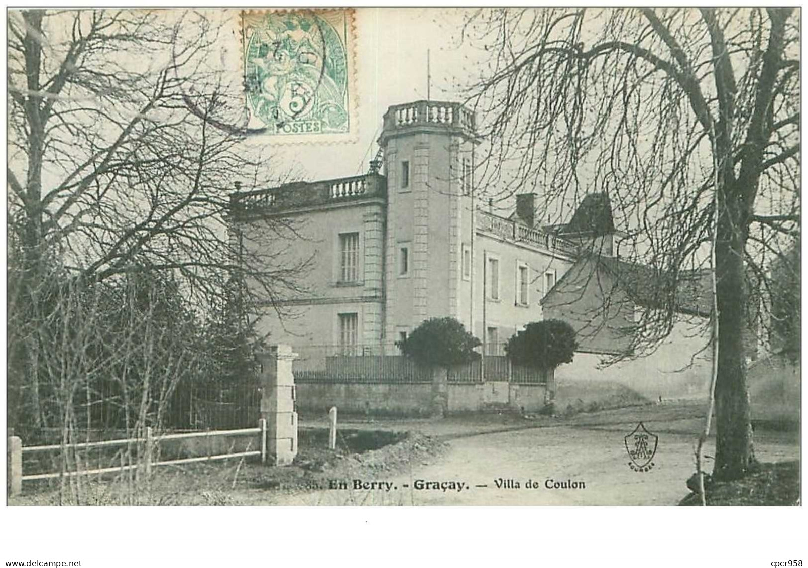 18.GRACAY.n°23850.VILLA DE COULON - Graçay