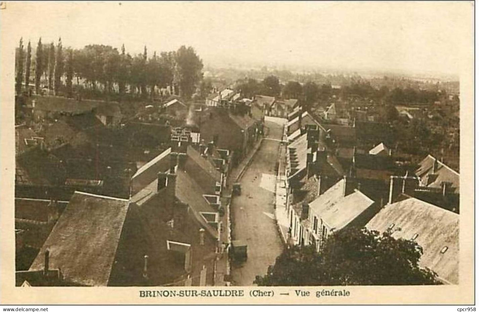 18.BRINON SUR SAULDRE.VUE GENERALE - Brinon-sur-Sauldre