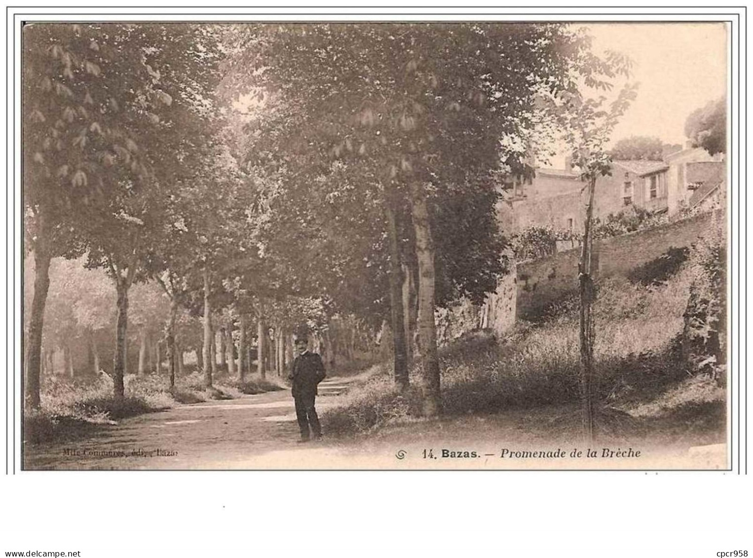 33.BAZAS.PROMENADE DE LA BRECHE. - Bazas