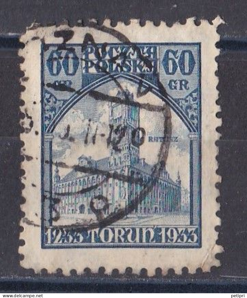 Pologne - République 1919  -  1939   Y & T N °  363  Oblitéré - Usados