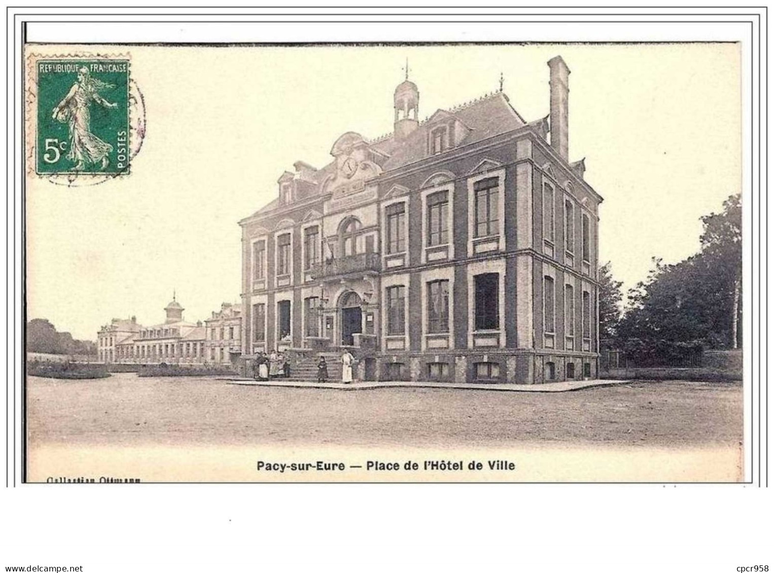 27.PACY-SUR-EURE.PLACE DE L'HOTEL DE VILLE. - Pacy-sur-Eure