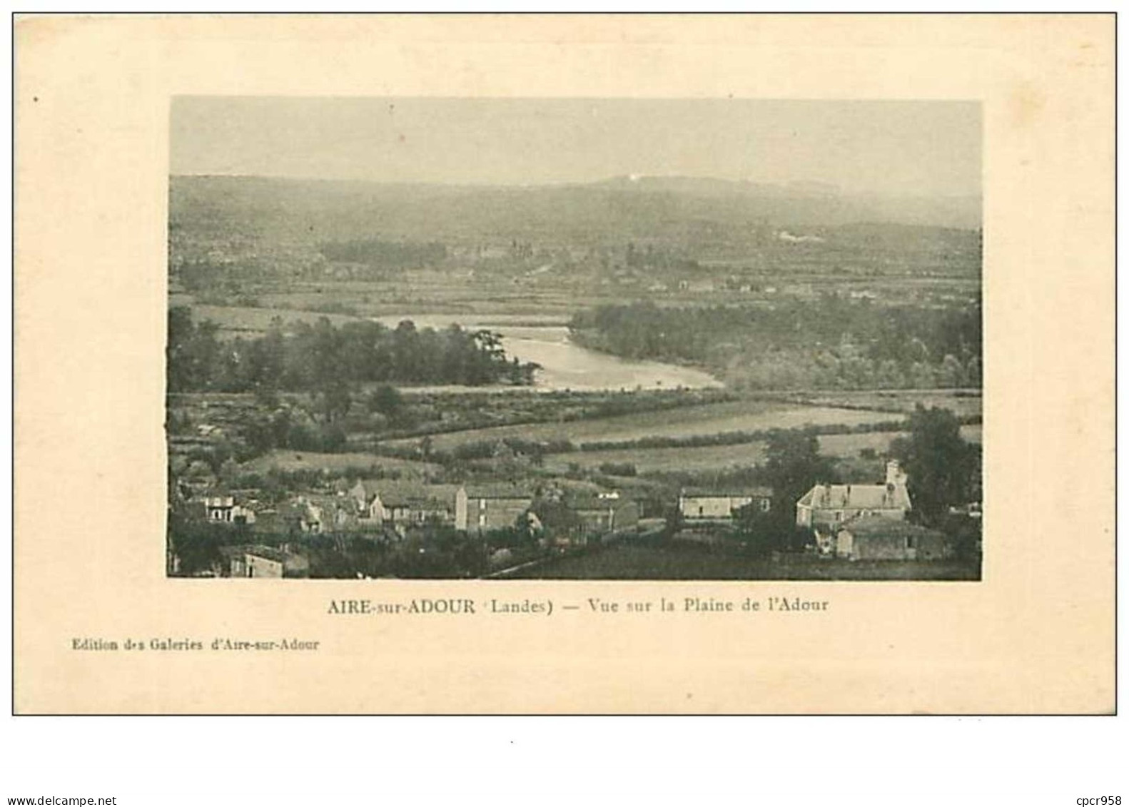 40.AIRE SUR ADOUR.n°14.VUE SUR LA PLAINE DE L'ADOUR - Aire