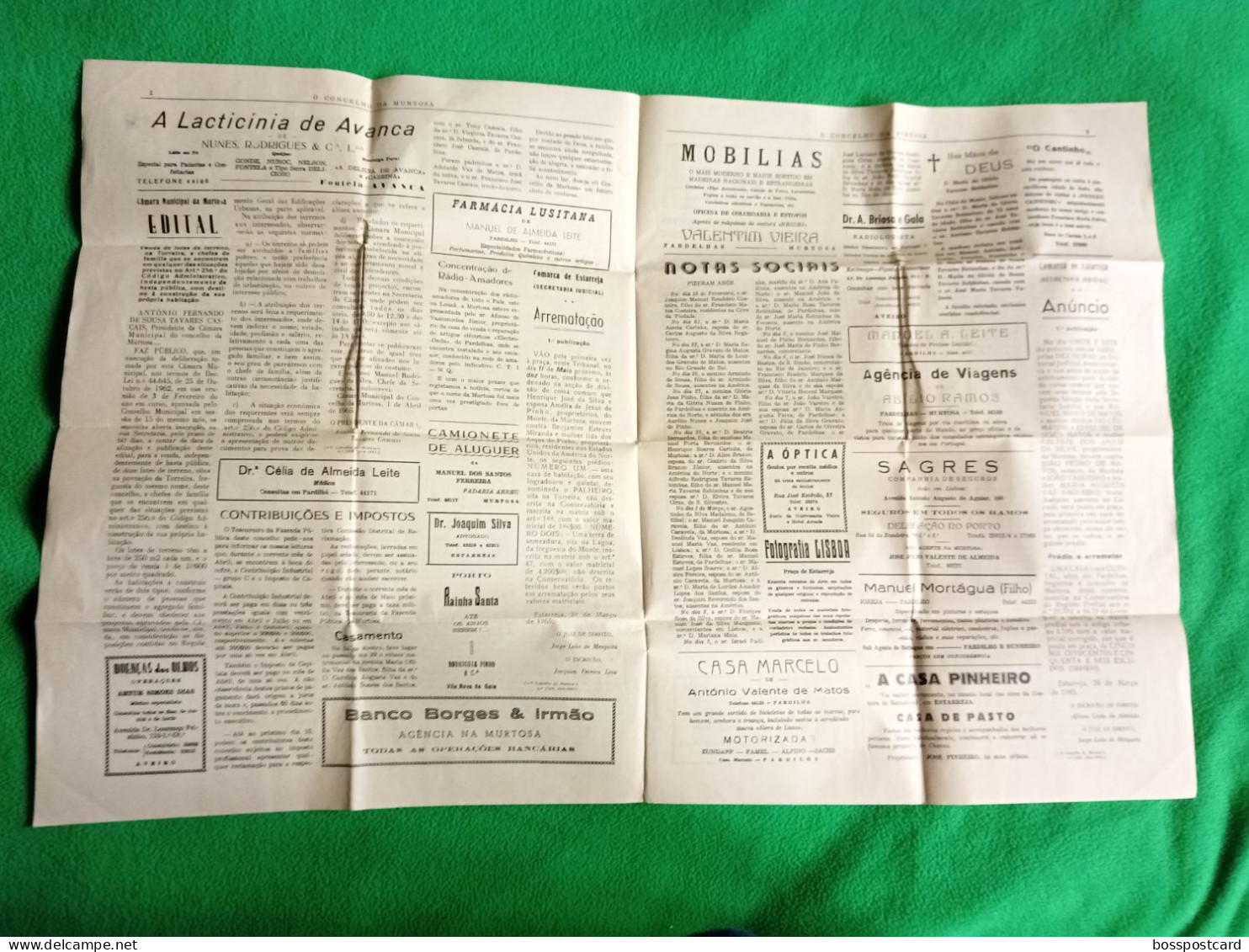 Murtosa - O Concelho Da Murtosa, Nº 10 De Abril De 1965 - Imprensa. Aveiro. Portugal. - Algemene Informatie