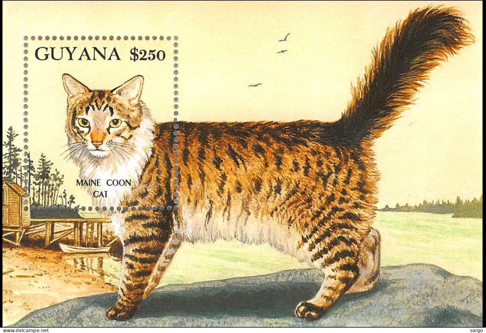 GUYANA - 1992 - FAUNA - ANIMALS -  CAT - CATS - GATTI - 1 V - MNH - - Domestic Cats