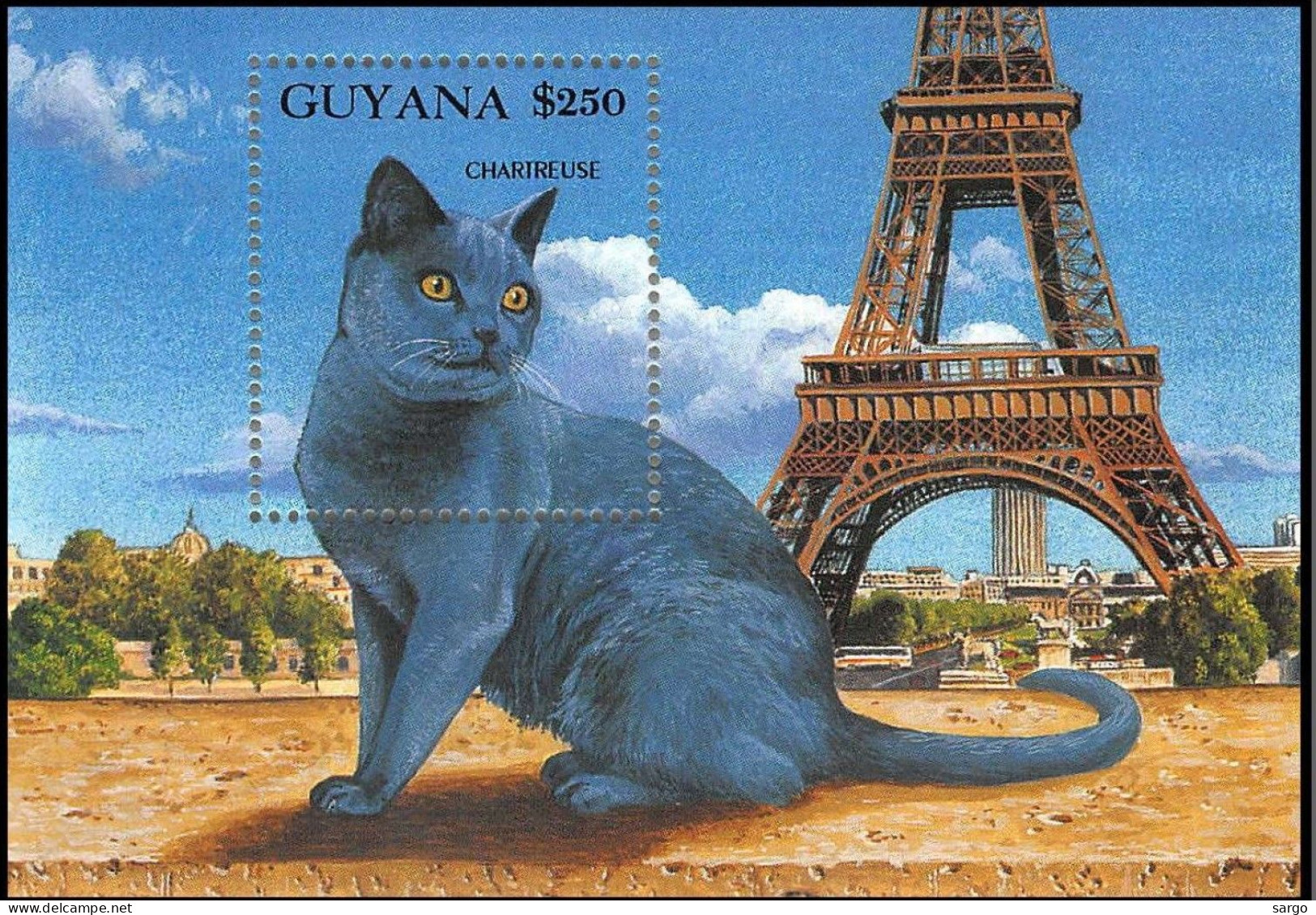 GUYANA - 1992 - FAUNA - ANIMALS -  CAT - CATS - GATTI - 1 V - MNH - - Katten