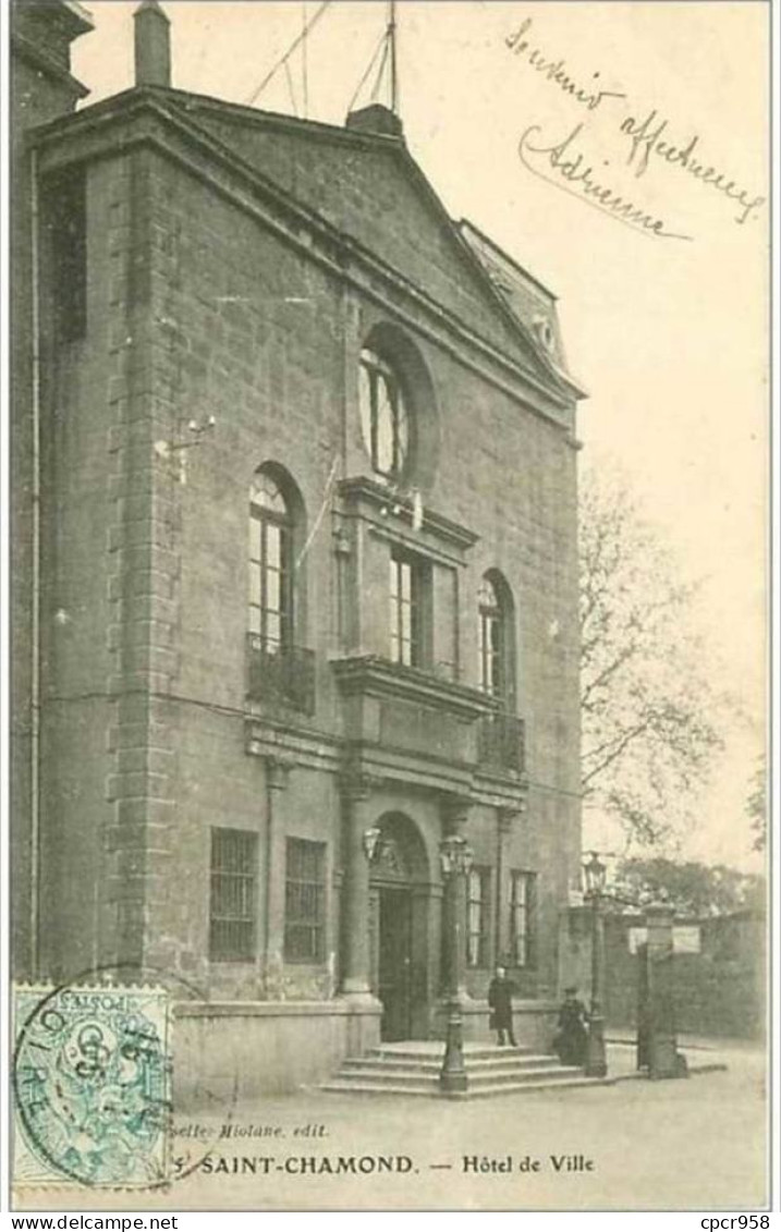 42.SAINT CHAMOND.HOTEL DE VILLE - Saint Chamond