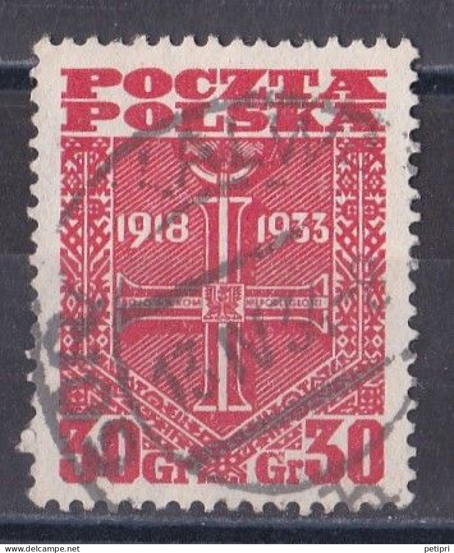 Pologne - République 1919  -  1939   Y & T N °  368  Oblitéré - Usati