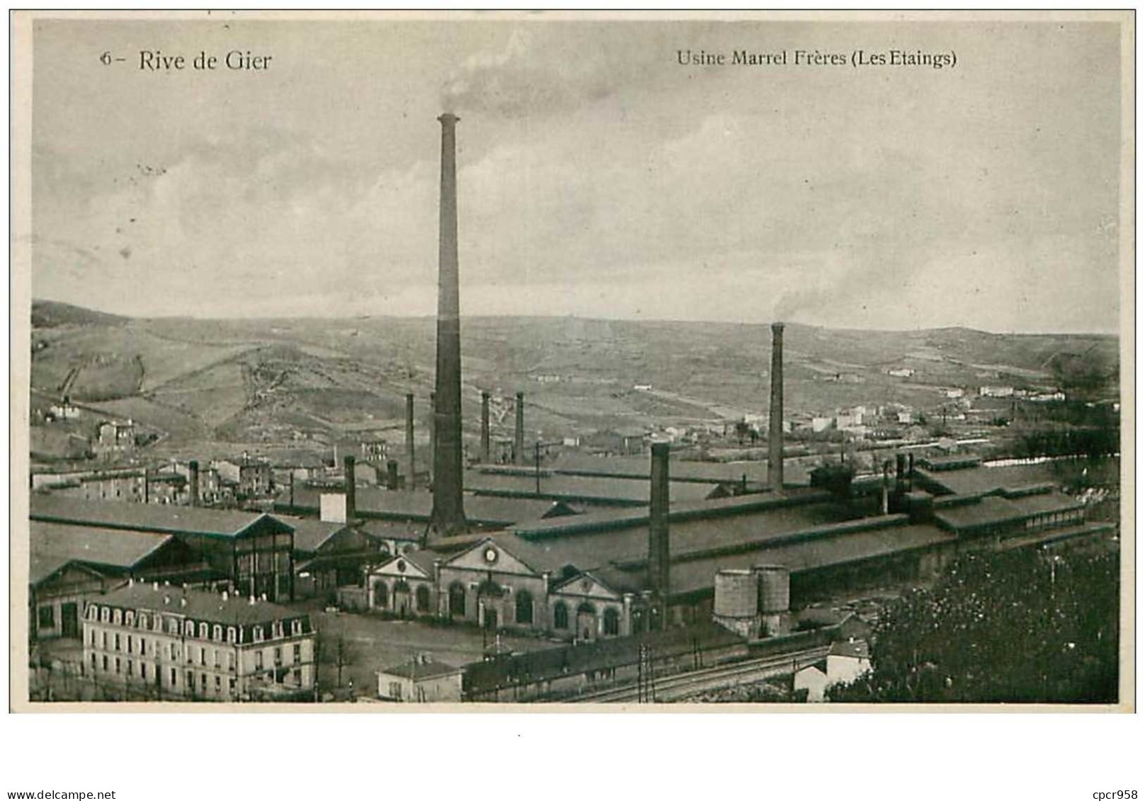 42. N°37221 . Rive De Gier . Usine Marrel Freres - Rive De Gier