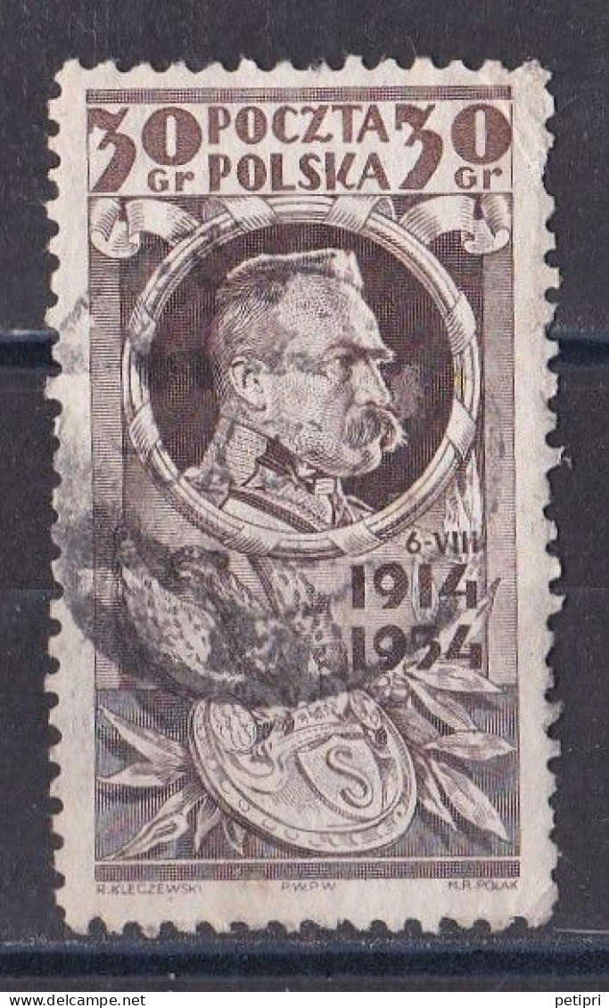 Pologne - République 1919  -  1939   Y & T N °  370  Oblitéré - Usati