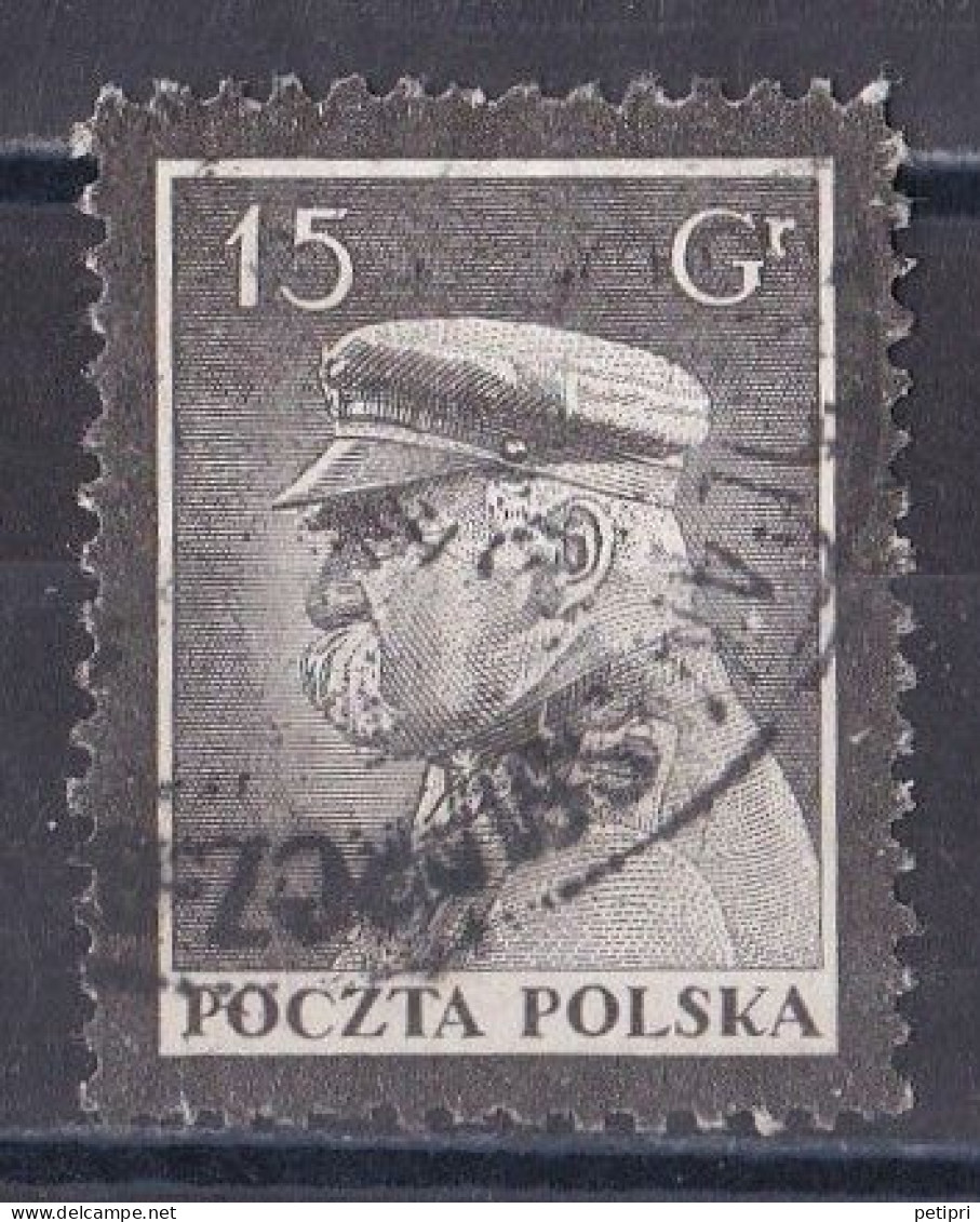 Pologne - République 1919  -  1939   Y & T N °  375  Oblitéré - Usati