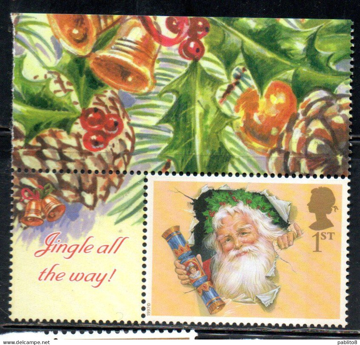 GREAT BRITAIN GRAN BRETAGNA 1997 CHRISTMAS NATALE NOEL WEIHNACHTEN NAVIDAD 1st  MNH - Unused Stamps