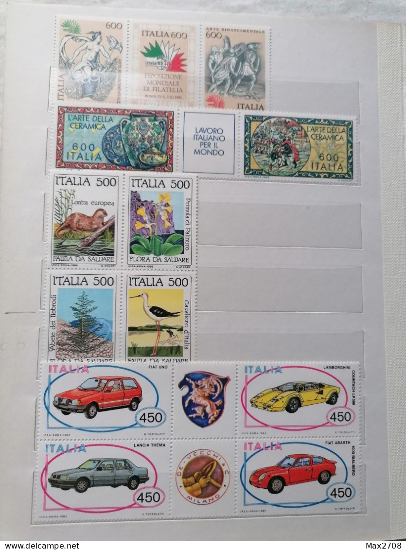 FRANCOBOLLI ITALIA ORDINARIA + SERVIZI 1982 PER COLLEZIONISTI