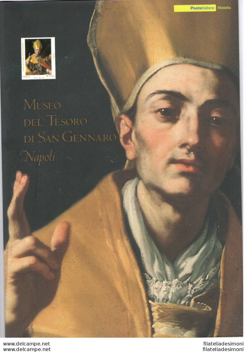 2009 Italia - Repubblica , Folder - Museo Del Tesoro San Gennaro Napoli N° 206 - Paquetes De Presentación