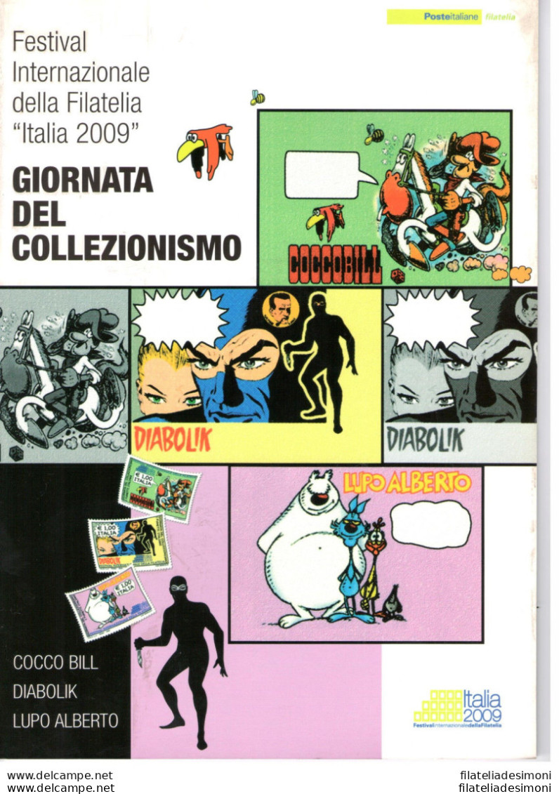 2009 Italia - Repubblica , Folder - Giornata Del Collezionismo Italia 2009 N° 2 - Presentatiepakket