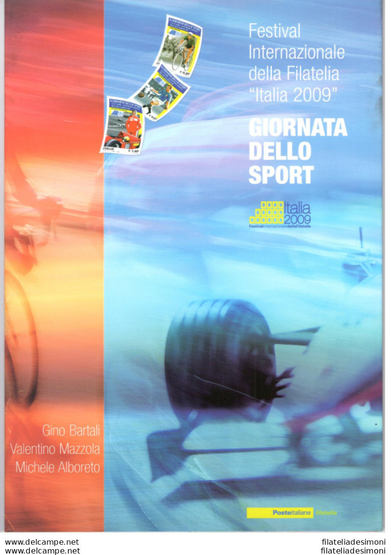 2009 Italia - Repubblica , Folder - Giornata Dello Sport N° 211  MNH** - Paquetes De Presentación