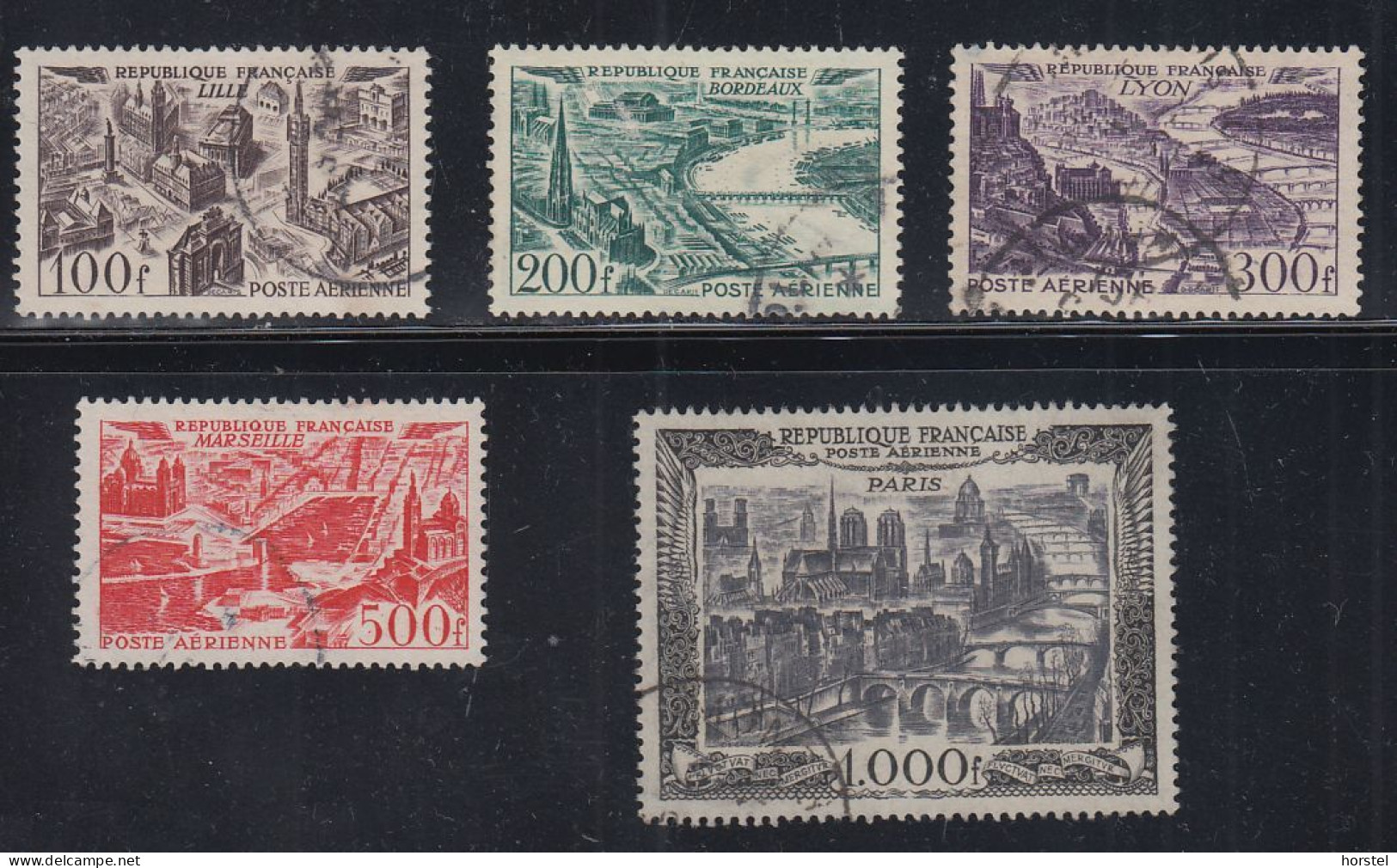 Frankreich Mi 861-65  - Stadtbilder - French Towns - Used Stamps