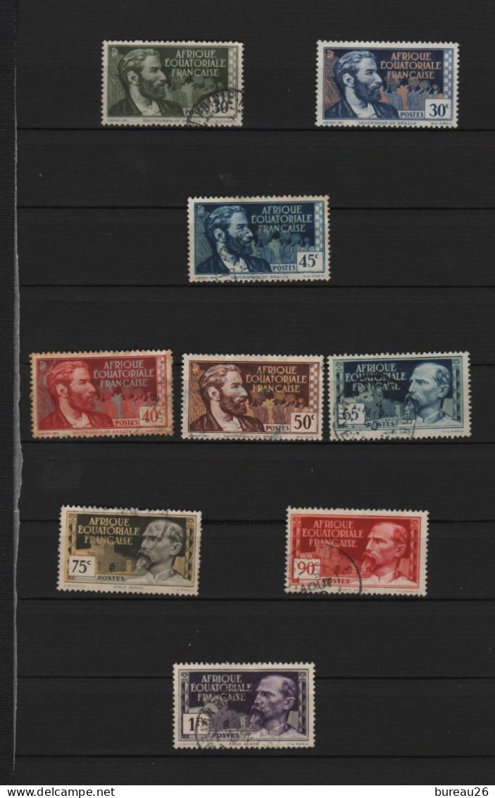 AEF A LOT 2 Oblitérés Belle Série 17 Timbres - Used Stamps