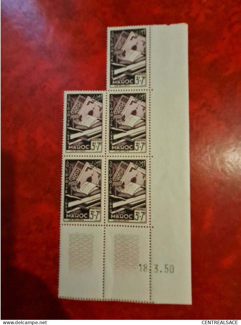 MAROC COIN DATE N° 290 DU 18/3/1950 - Unused Stamps