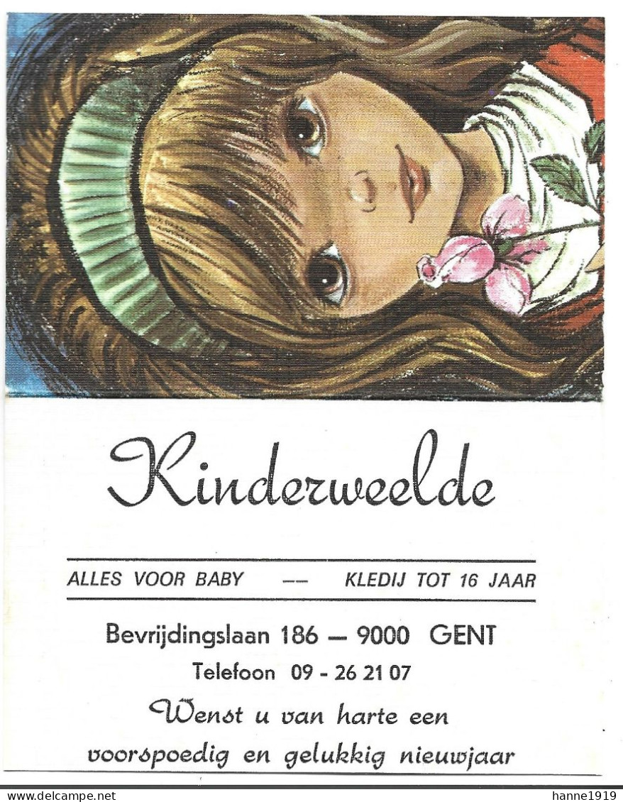 Gent Bevrijdingslaan Kinderweelde Kalender 1973 Calendrier Htje - Formato Piccolo : 1971-80
