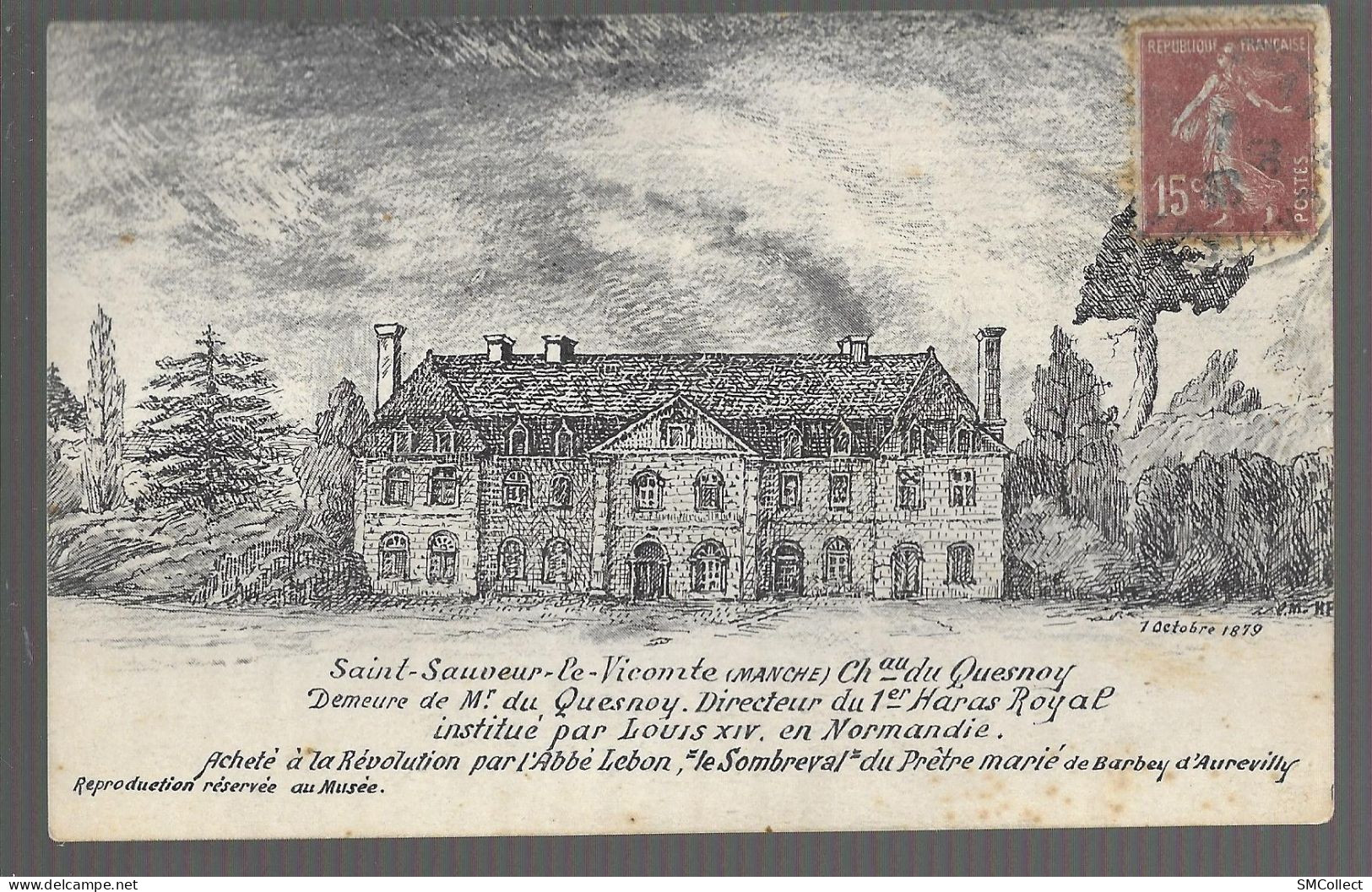 Saint Sauveur Le Vicomte, Chateau Du Quesnoy (18p33) - Saint Sauveur Le Vicomte