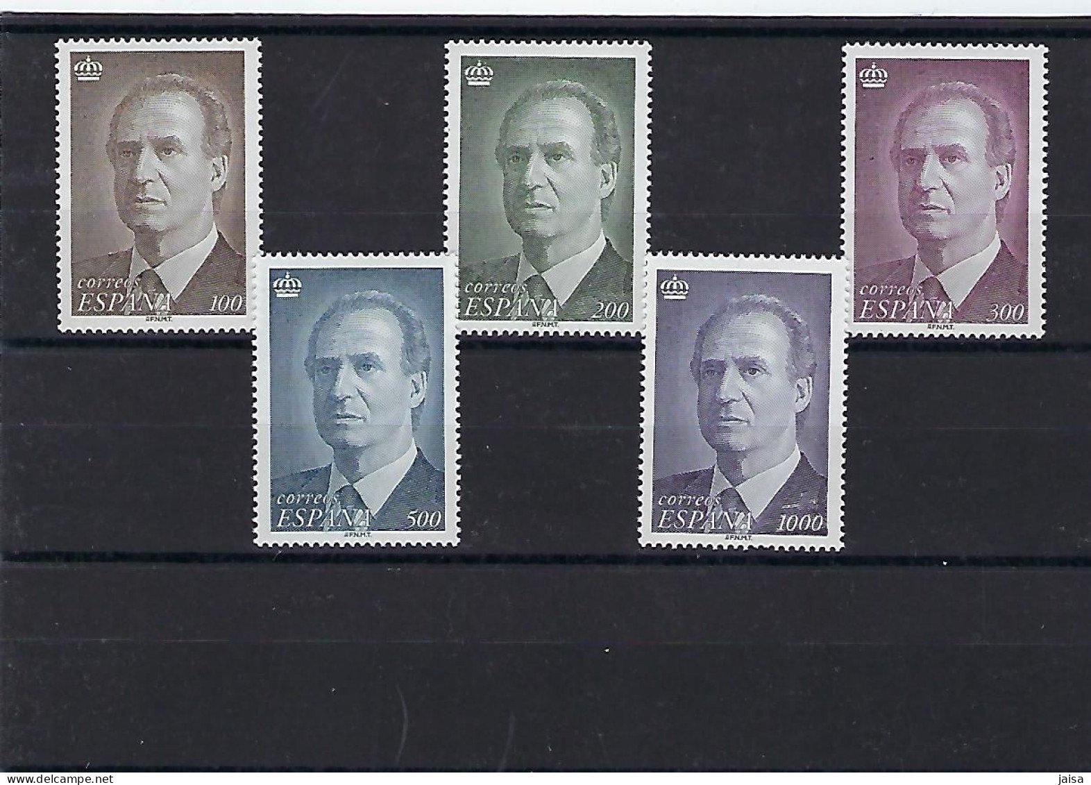 ESPAÑA.Años 1995/1996.Rey Juan Carlos. - Unused Stamps