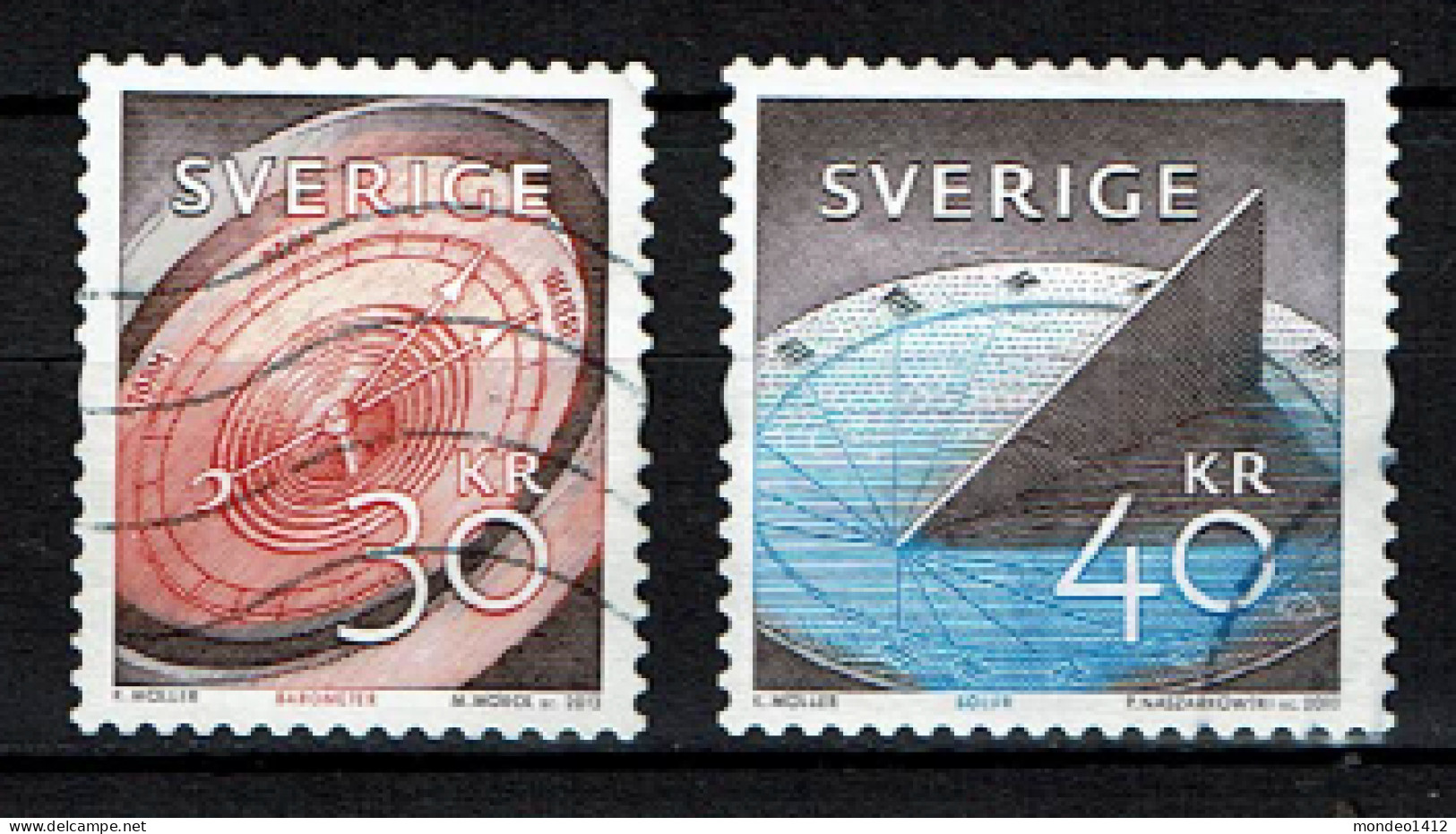 Sweden 2013 - Solar Clock, Barometer - Used - Used Stamps