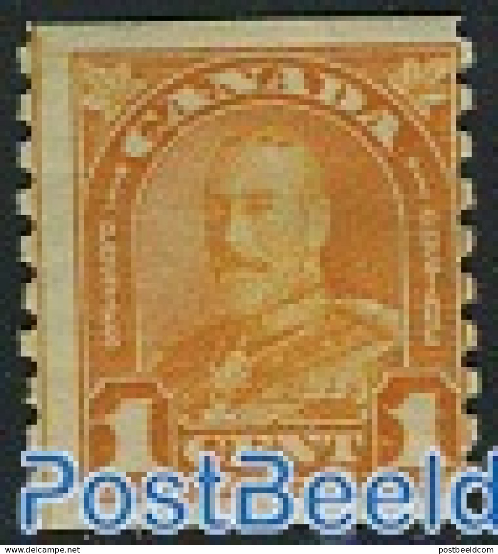 Canada 1930 1c, Coil, Stamp Out Of Set, Unused (hinged) - Neufs