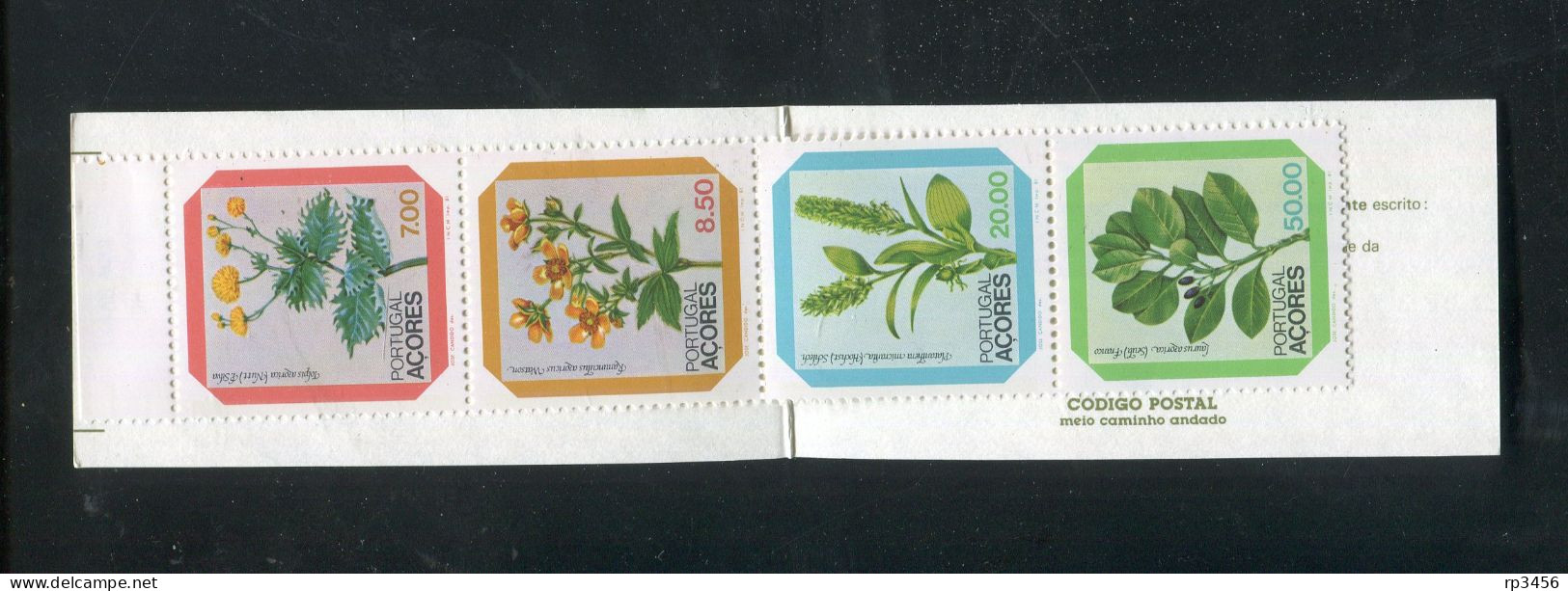 "PORTUGAL-AZOREN" 1981, Markenheftchen Mi. MH 1 "Blumen" ** (R1047) - Azores