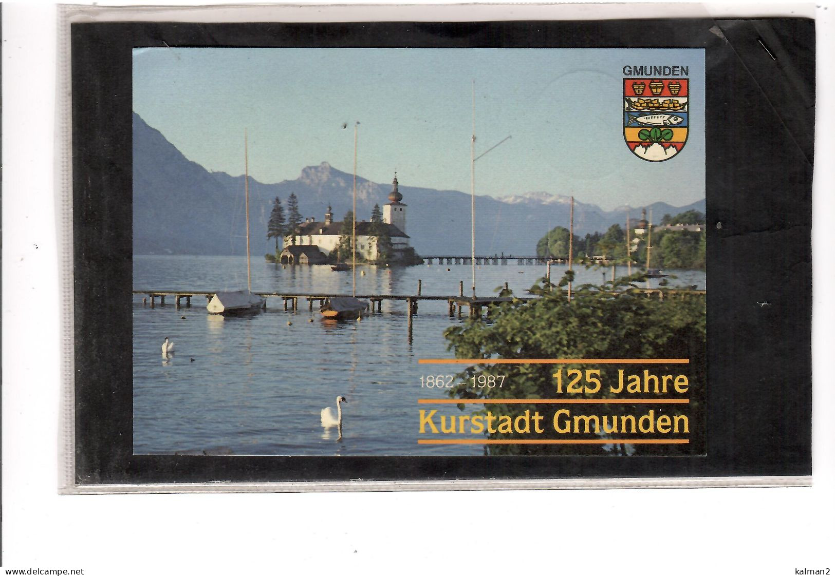 TEM20414   -  GMUNDEN 22.5.1987    /  77. BALLONPOSTFLUG -  NETTO KATALOG NR. 77a   - BALLON "  OE-KZM  " - Airships