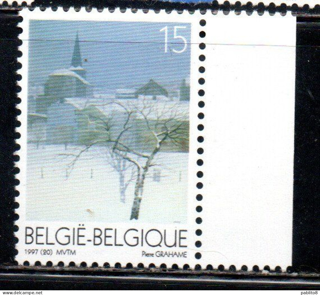 BELGIQUE BELGIE BELGIO BELGIUM 1997 CHRISTMAS NOEL NATALE WEIHNACHTEN NAVIDAD 15fr MNH - Ungebraucht