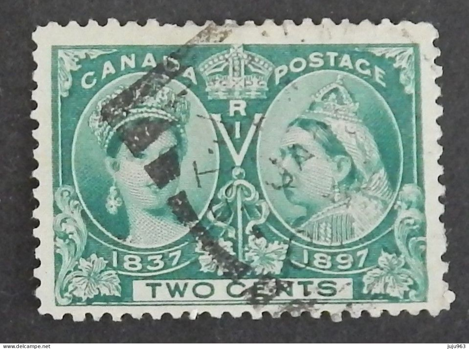 CANADA YT 40 OBLITÉRÉ "REINE VICTORIA" ANNÉE 1897 - Oblitérés