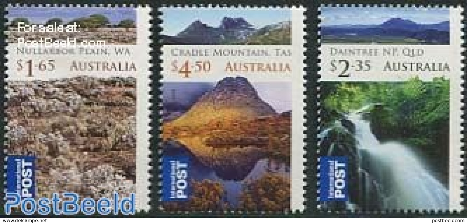 Australia 2012 Wilderness 3v, Mint NH, Nature - Various - Water, Dams & Falls - Tourism - Unused Stamps