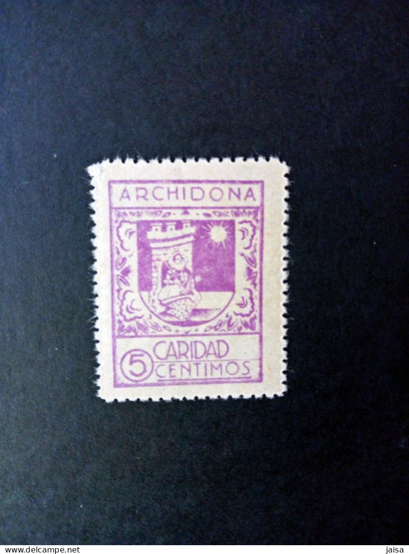 ESPAÑA.AÑO 1937.ARCHIDONA. - Emissioni Nazionaliste